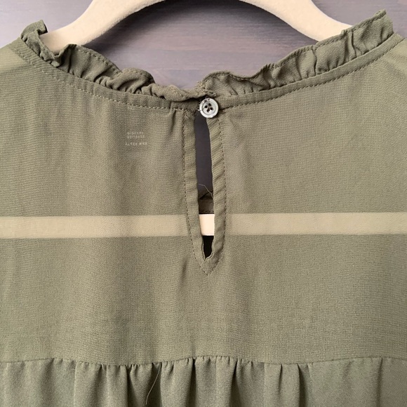 Navy green blouse - Picture 6 of 6